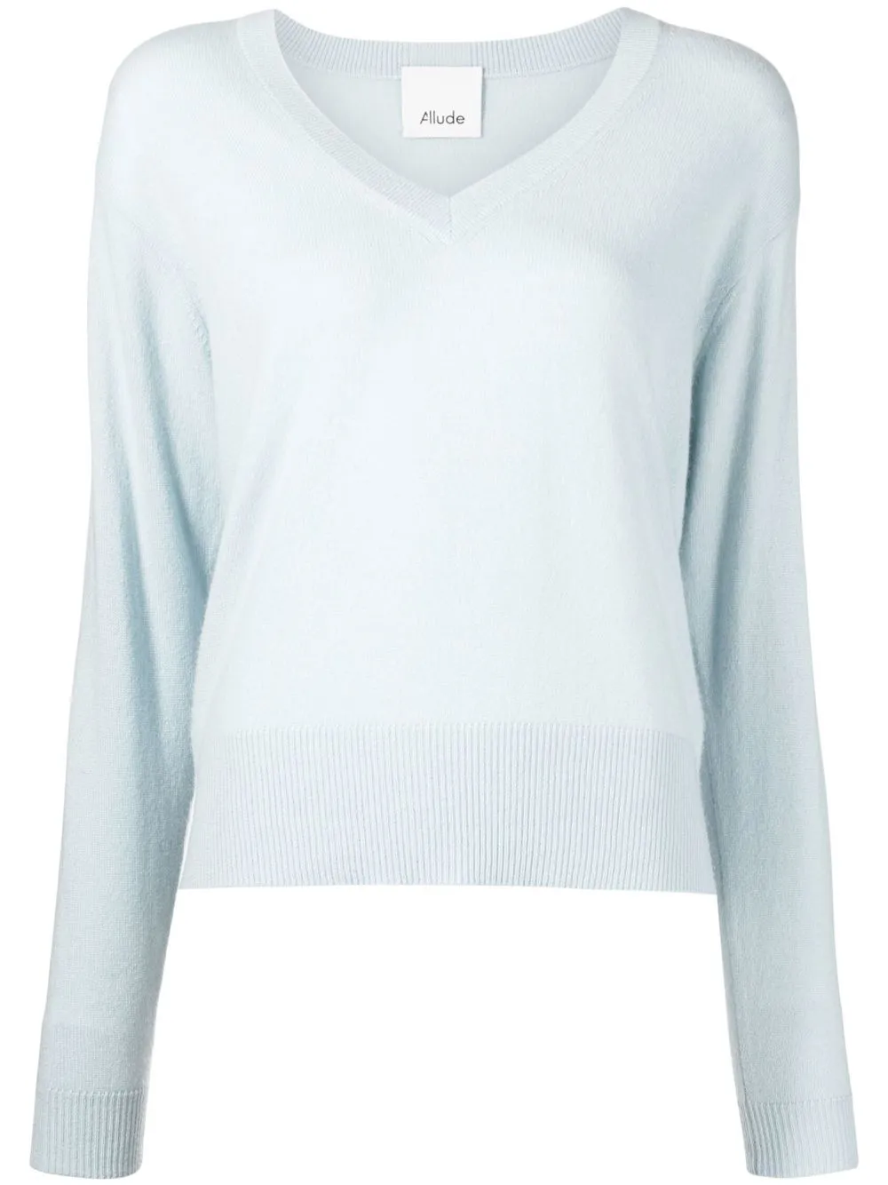 

Allude V-neck cashmere sweater - Blue