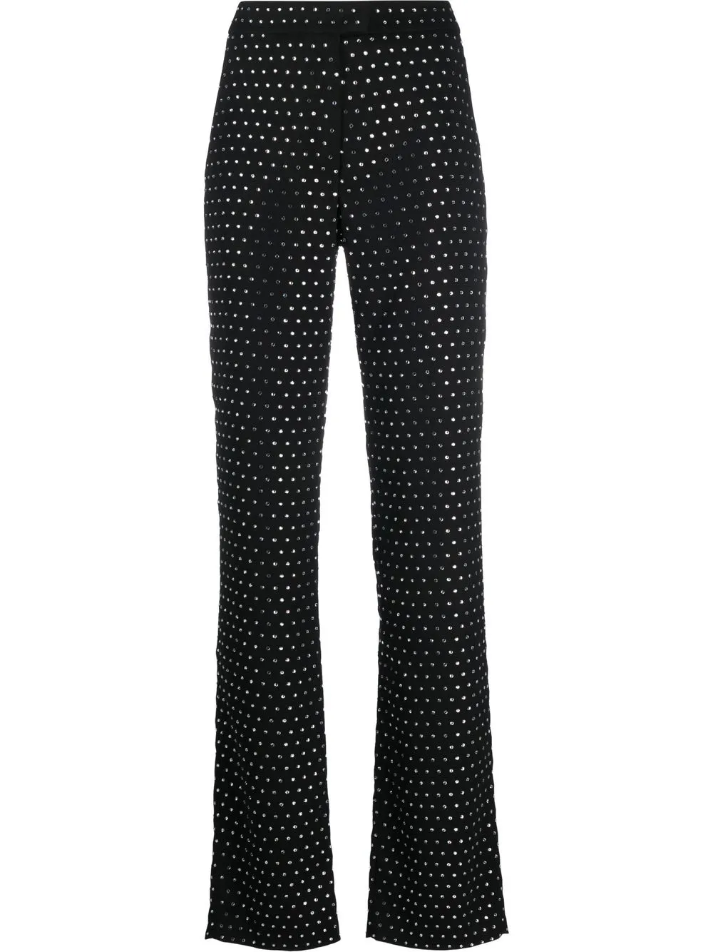 

THE ANDAMANE Gladys crystal-embellished trousers - Black