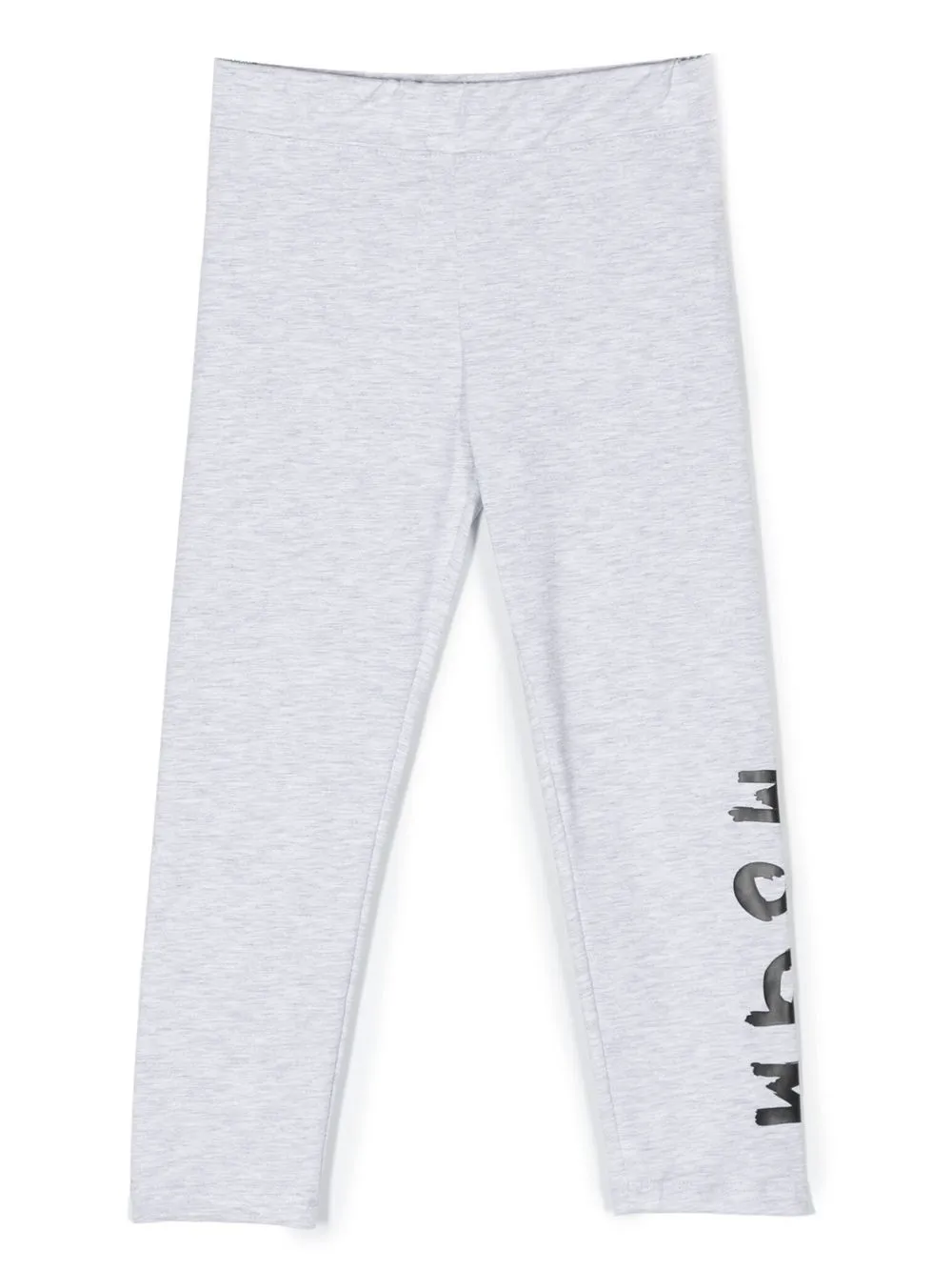 

MSGM Kids logo-print cotton trousers - Grey