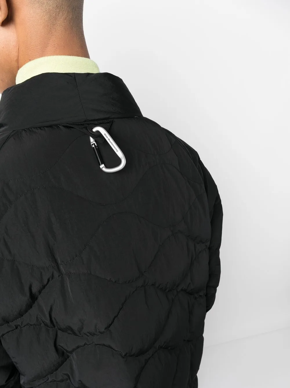 White Mountaineering x TAION Quilted V-neck Jacket - Farfetch
