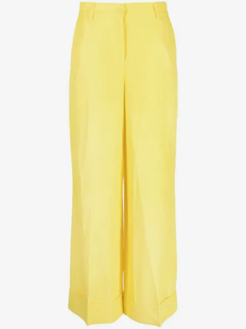 P.A.R.O.S.H. pantalones rectos con pinzas