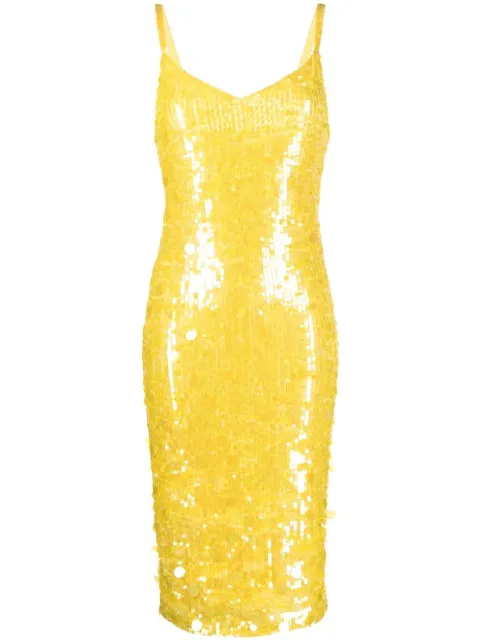 P.A.R.O.S.H. sequin-embellished midi dress