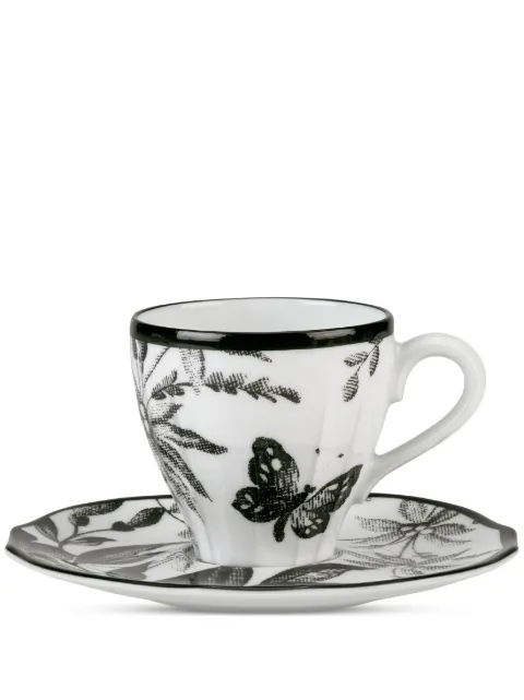 Gucci Herbarium floral-print cup and saucer