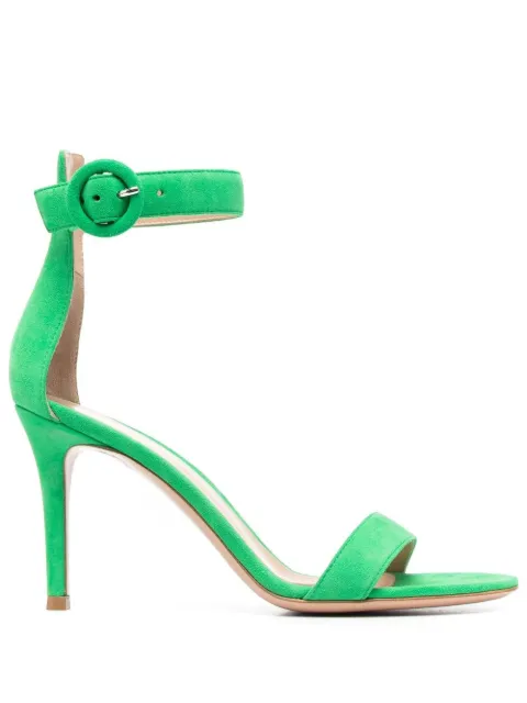 Gianvito Rossi Portofino 85mm suede sandals