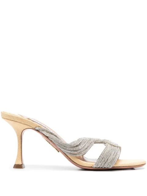 Aquazzura Gatsby 75mm mules