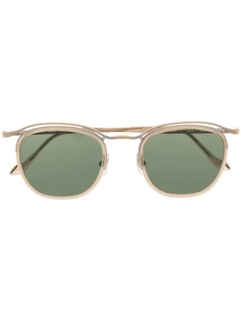 Matsuda rectangle-frame sunglasses