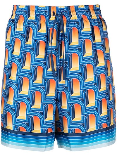 Casablanca - L'Arche de Nuit silk shorts