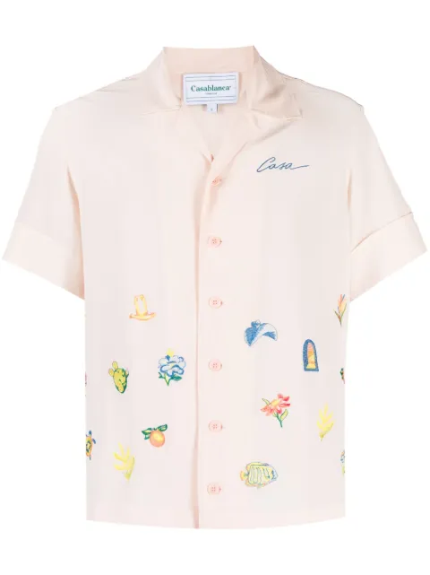 Chemise Homme Casablanca à Manches Longues - Taille S - Multicolore - Occasion Très Bon état