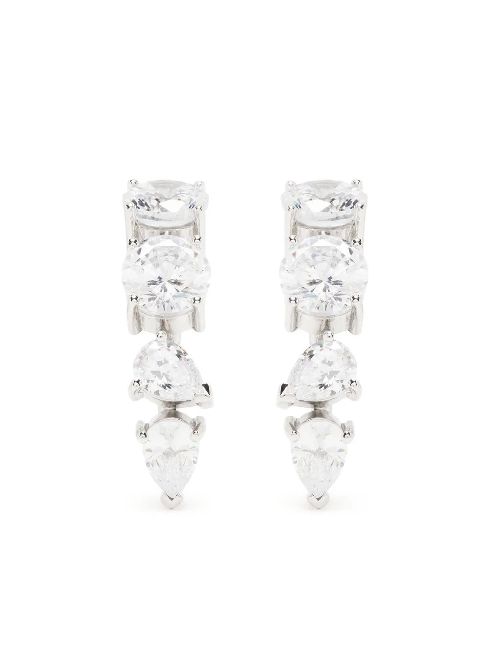 

By Alona crystal-embellished drop earrings - Silver