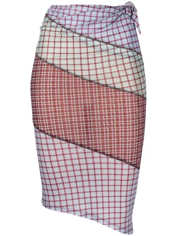 Miaou Sienna Plaid check-pattern Skirt - Farfetch