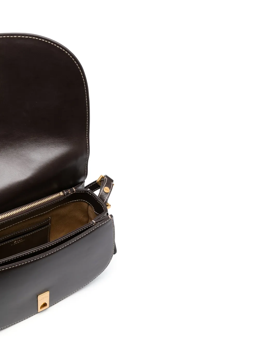 Polo Ralph Lauren Leather Saddle Crossbody Bag Farfetch