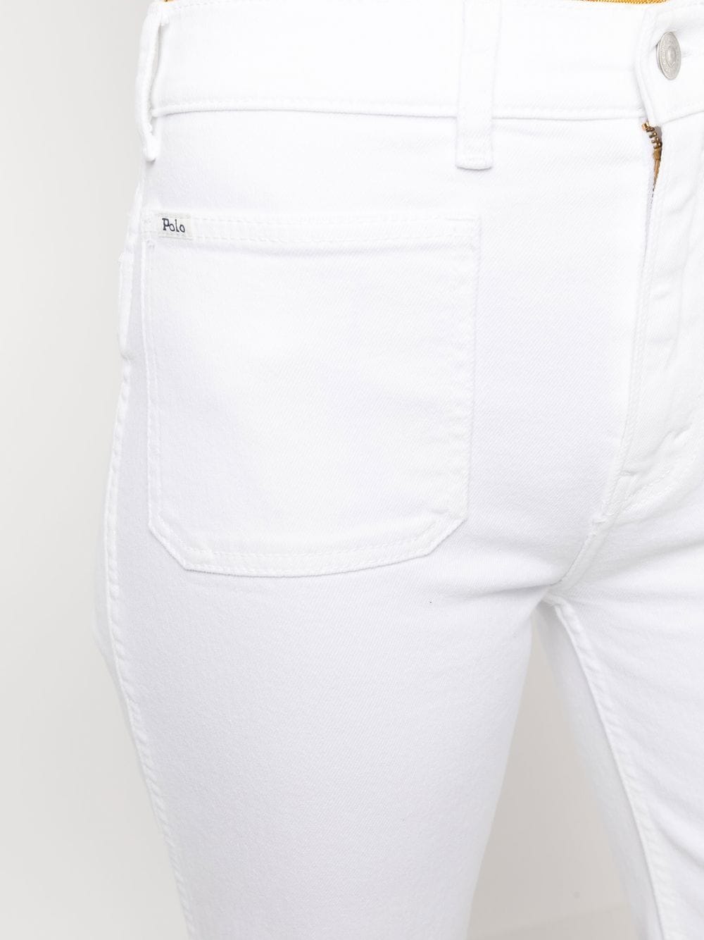 Shop Polo Ralph Lauren Straight-leg Bootcut Jeans In 白色