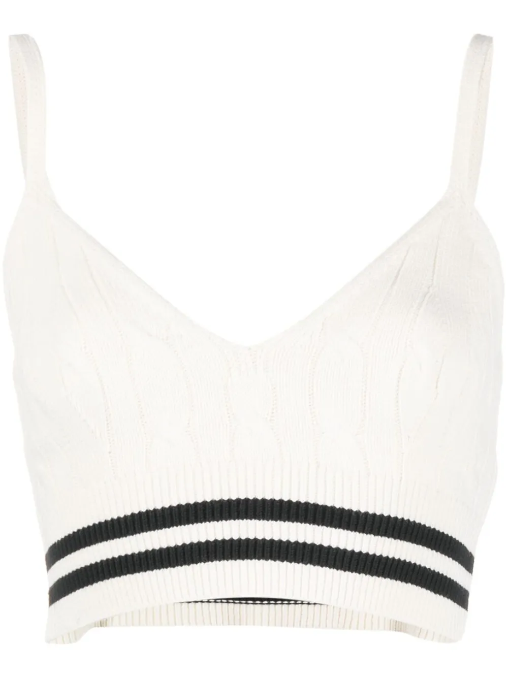 Polo Ralph Lauren Criket striped knitted top - Neutrals