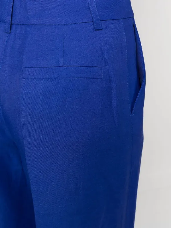 パンツ PAROSH Women Pants RAISA25D232214012 Blue P.A.R.O.S.H. Raisa straight-leg Trousers | Blue | FARFETCH