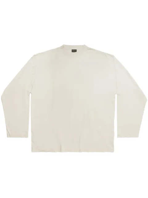 Balenciaga logo印花棉T恤 