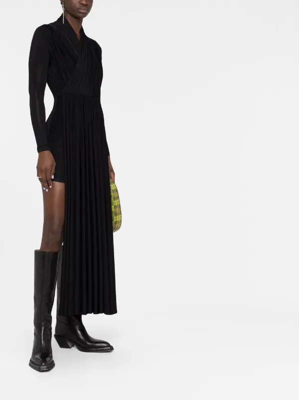 ワンピース BALENCIAGA Draped dress Balenciaga Draped Body-Con Asymmetric Mini Dress - Bergdorf