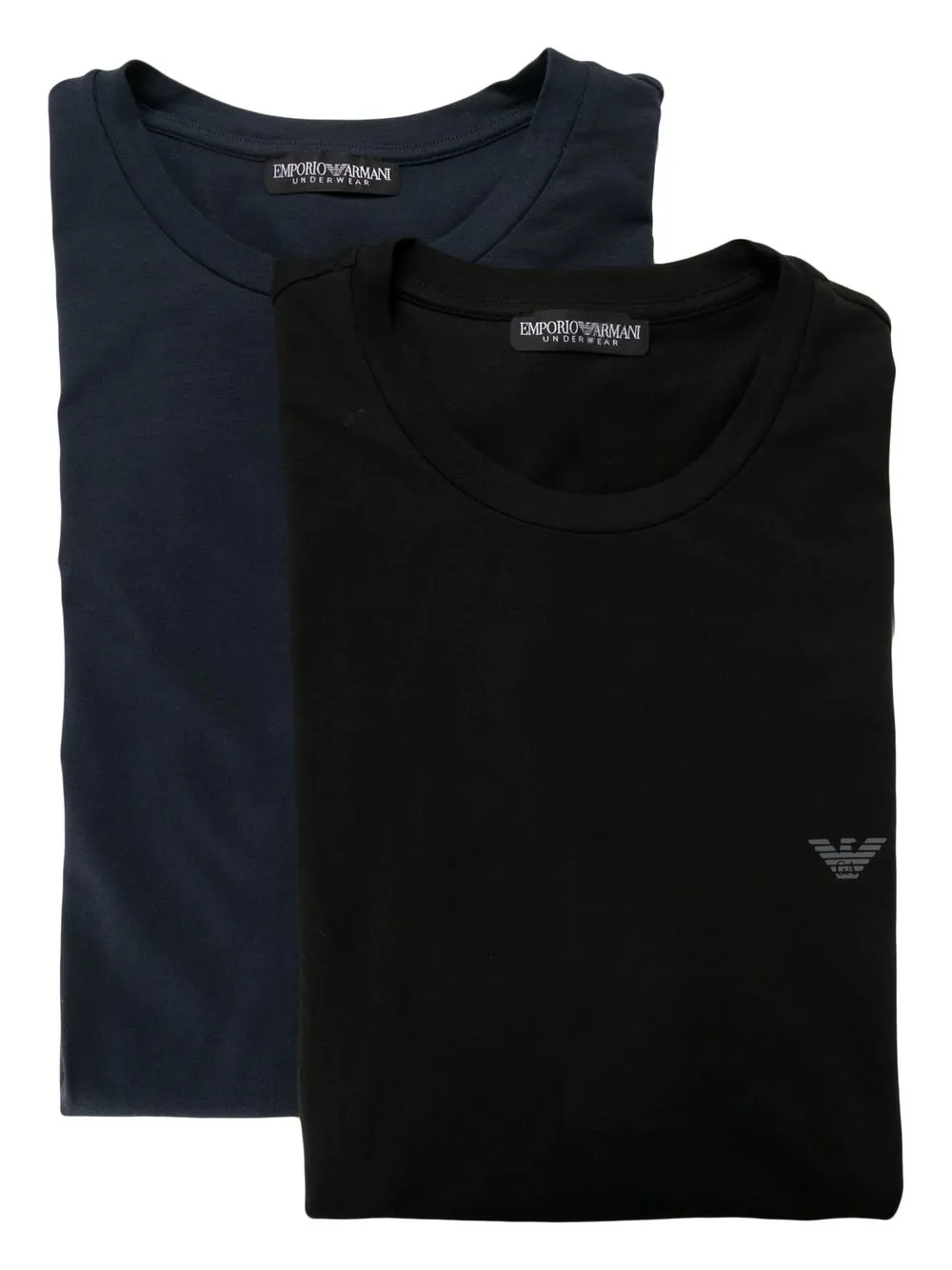 

Emporio Armani set de playera con logo estampado - Azul