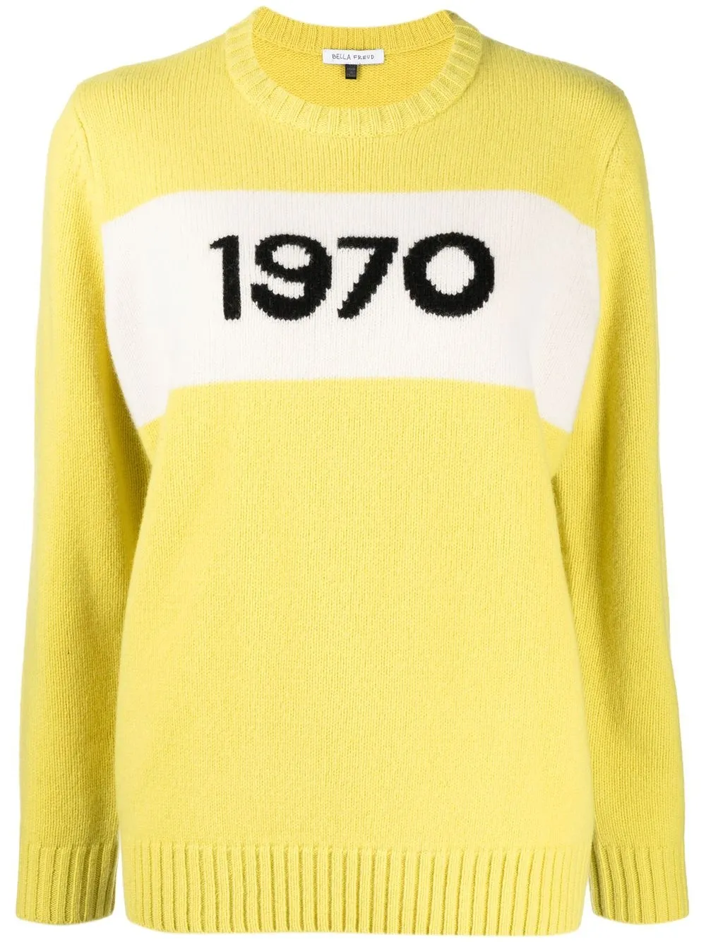 

Bella Freud oversized '1970' merino-wool jumper - Yellow