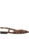 Gianvito Rossi leopard-print pointed pumps - Brown