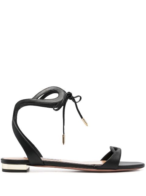 Aquazzura open-toe leather sandals Women