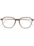Lindberg round-frame glasses - Brown