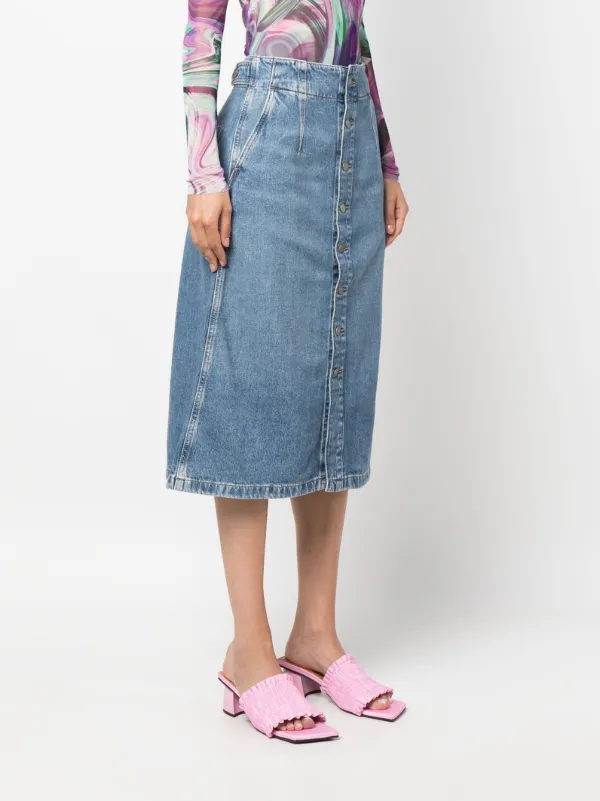 Lauren ralph clearance lauren denim skirt