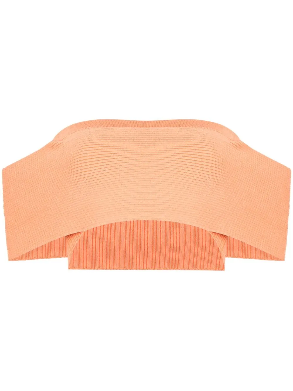 

Anna Quan ribbed-knit off-shoulder top - Orange