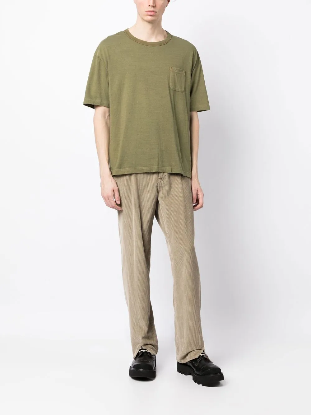 Visvim T-shirt met patch - Grijs