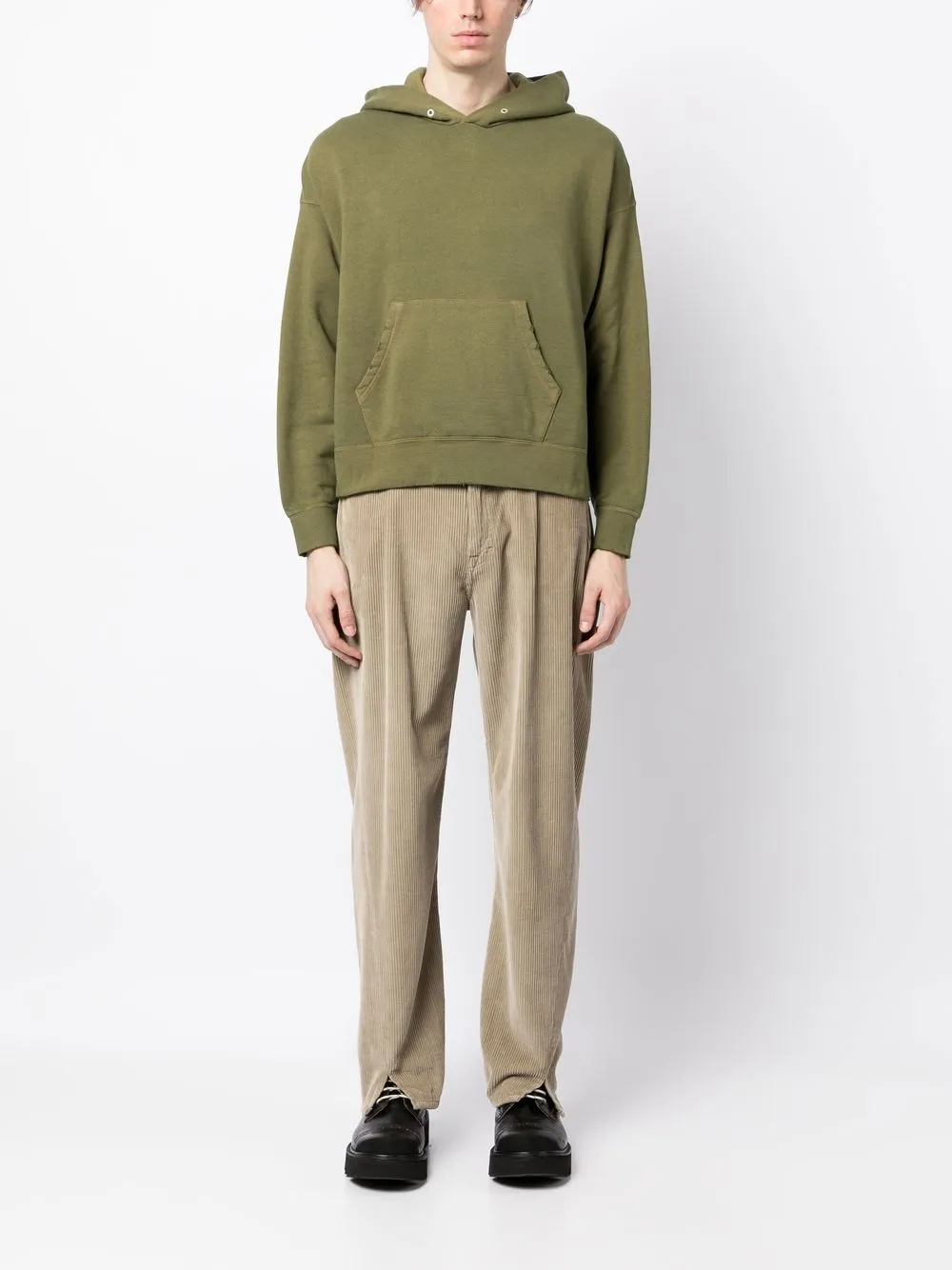 visvim Katoenen hoodie - Groen