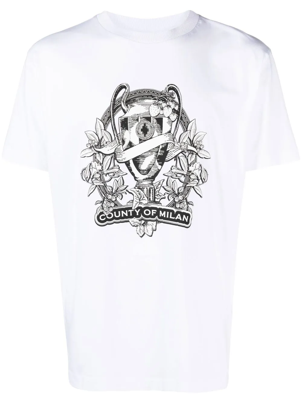 Marcelo Burlon County Of Milan County Cup-print T-shirt In White