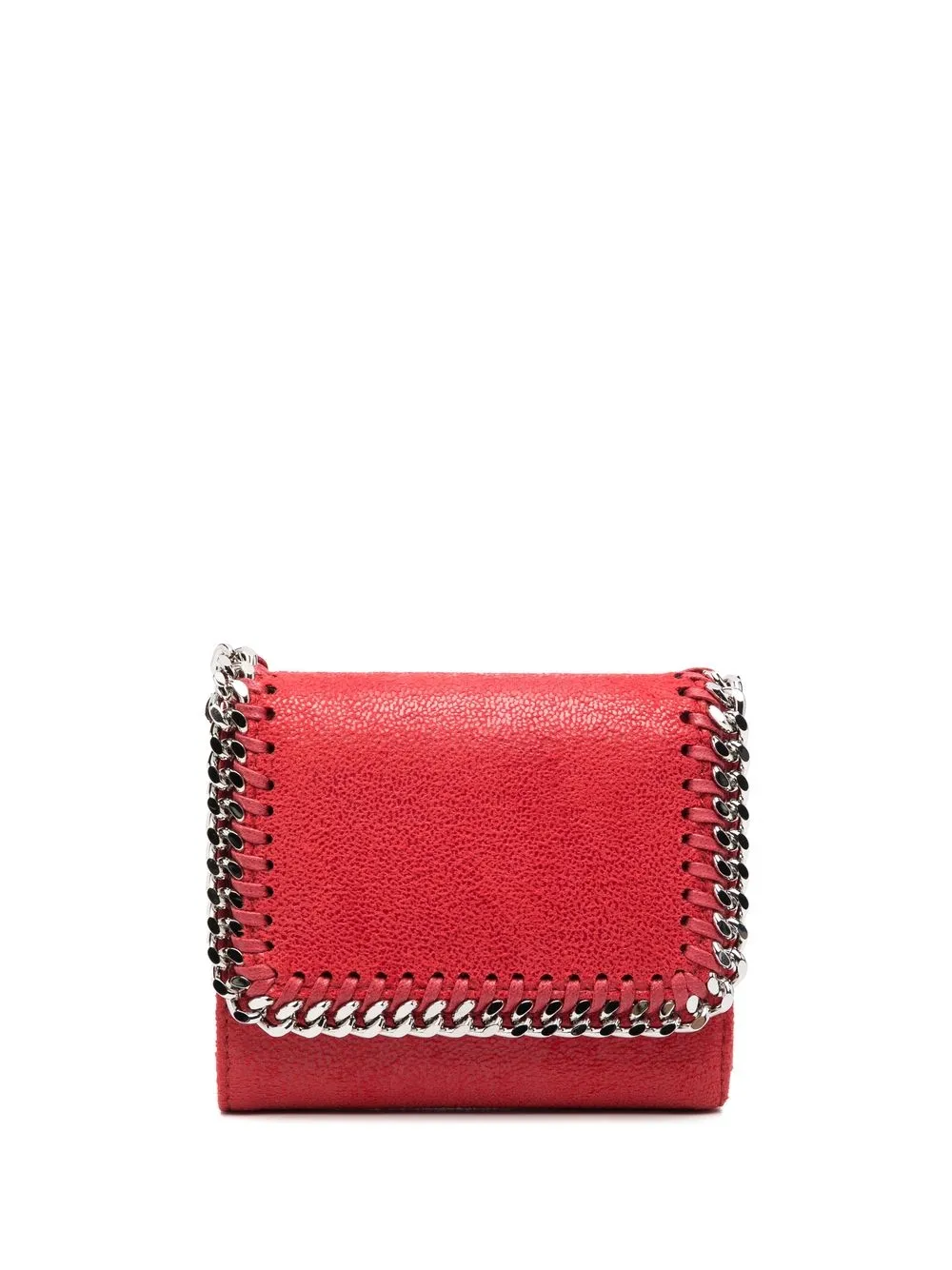 Stella Mccartney Chain-link Purse In Rot