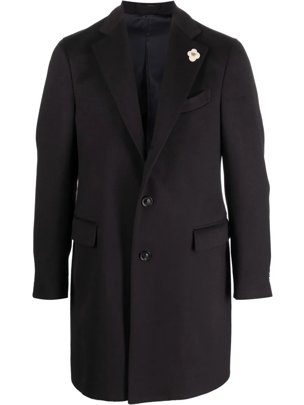 

Lardini single-breasted tailored coat - Purple