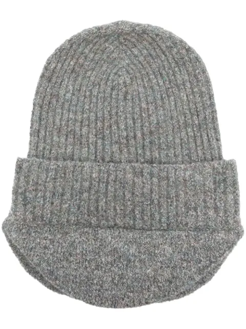 RANRA ribbed-knit beanie