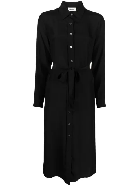 P.A.R.O.S.H. belted silk shirt dress
