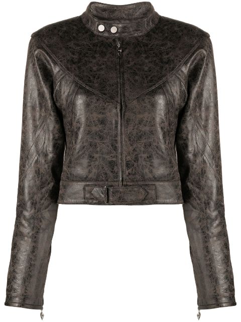 Miaou Vaughn faux-leather jacket