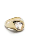 Octavia Elizabeth 18kt yellow gold Aura topaz ring