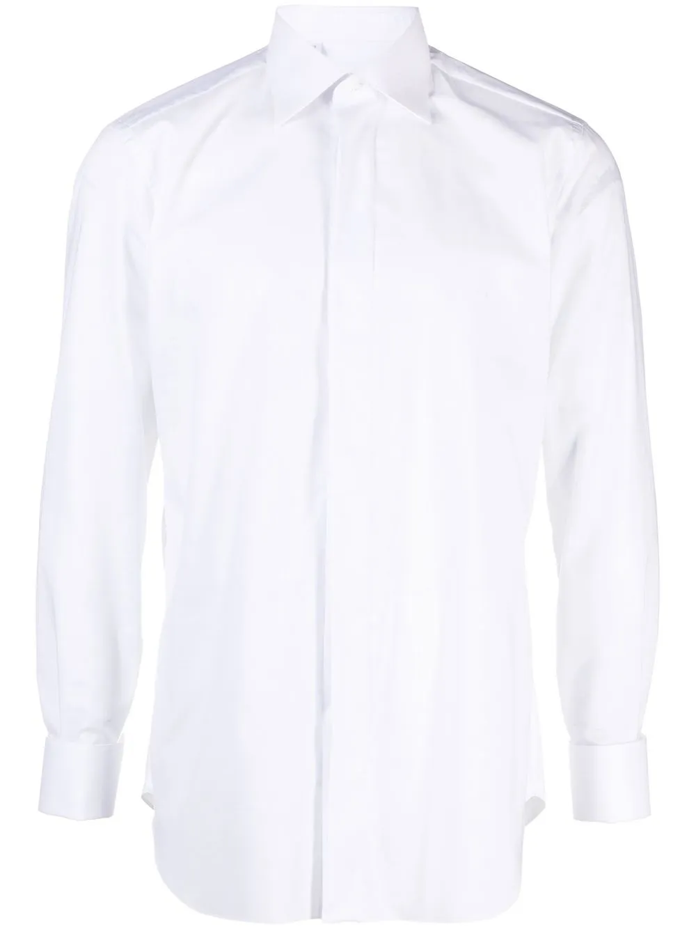 

Brioni camisa manga larga - Blanco