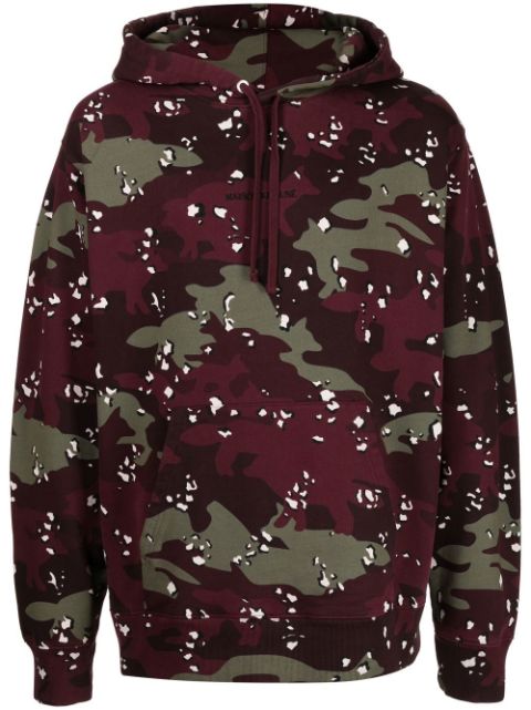 Maison Kitsune camouflage pattern hoodie Men