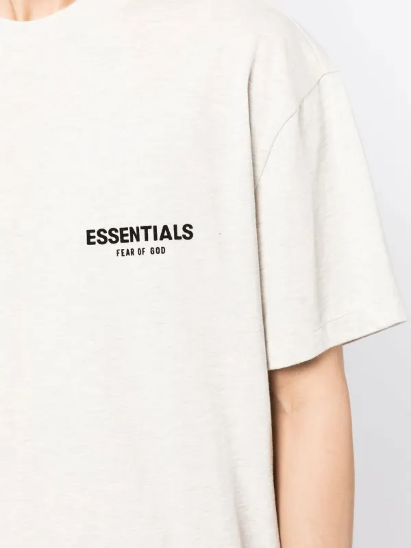 FEAR OF GOD ESSENTIALS logo-print T-shirt | Grey | FARFETCH