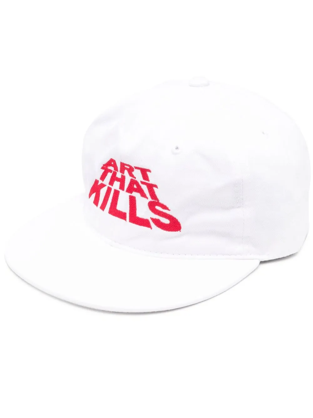 GALLERY DEPT. slogan-print flat brim cap | White | Image 1