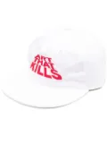 GALLERY DEPT. slogan-print flat brim cap - White