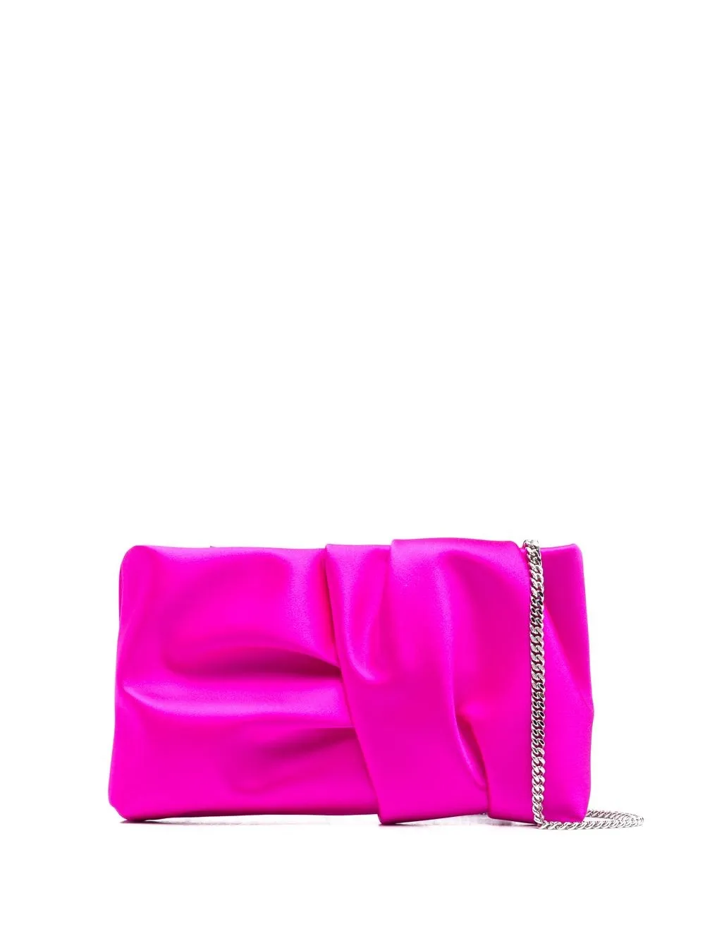 

Jimmy Choo Bonny satin clutch bag - Pink