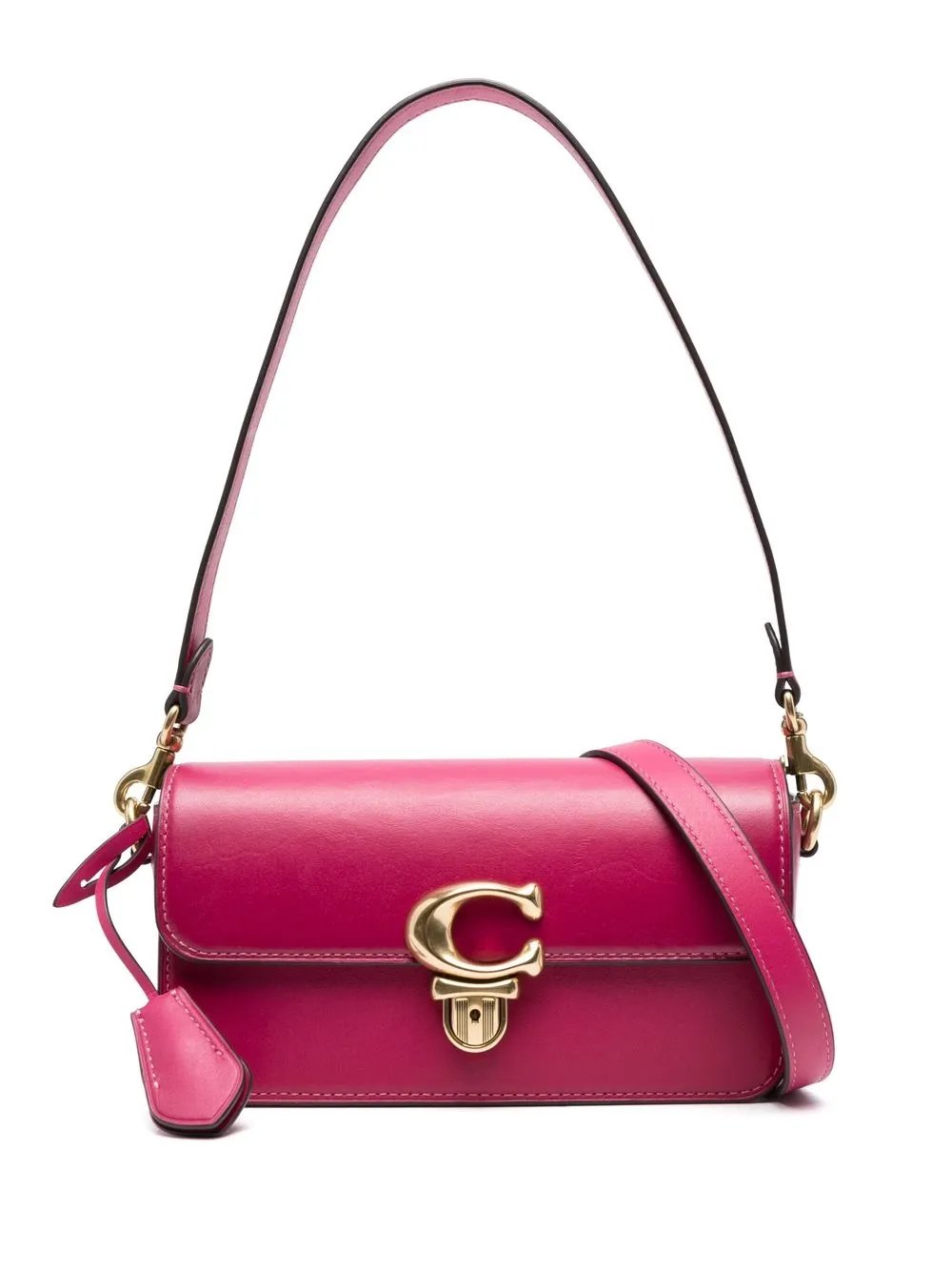 

Coach logo-plaque crossbody bag - Pink