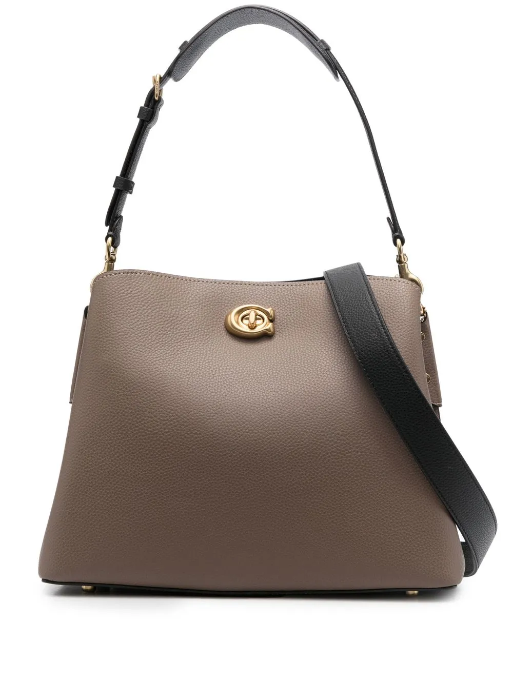 

Coach Willow leather shoulder bag - Brown