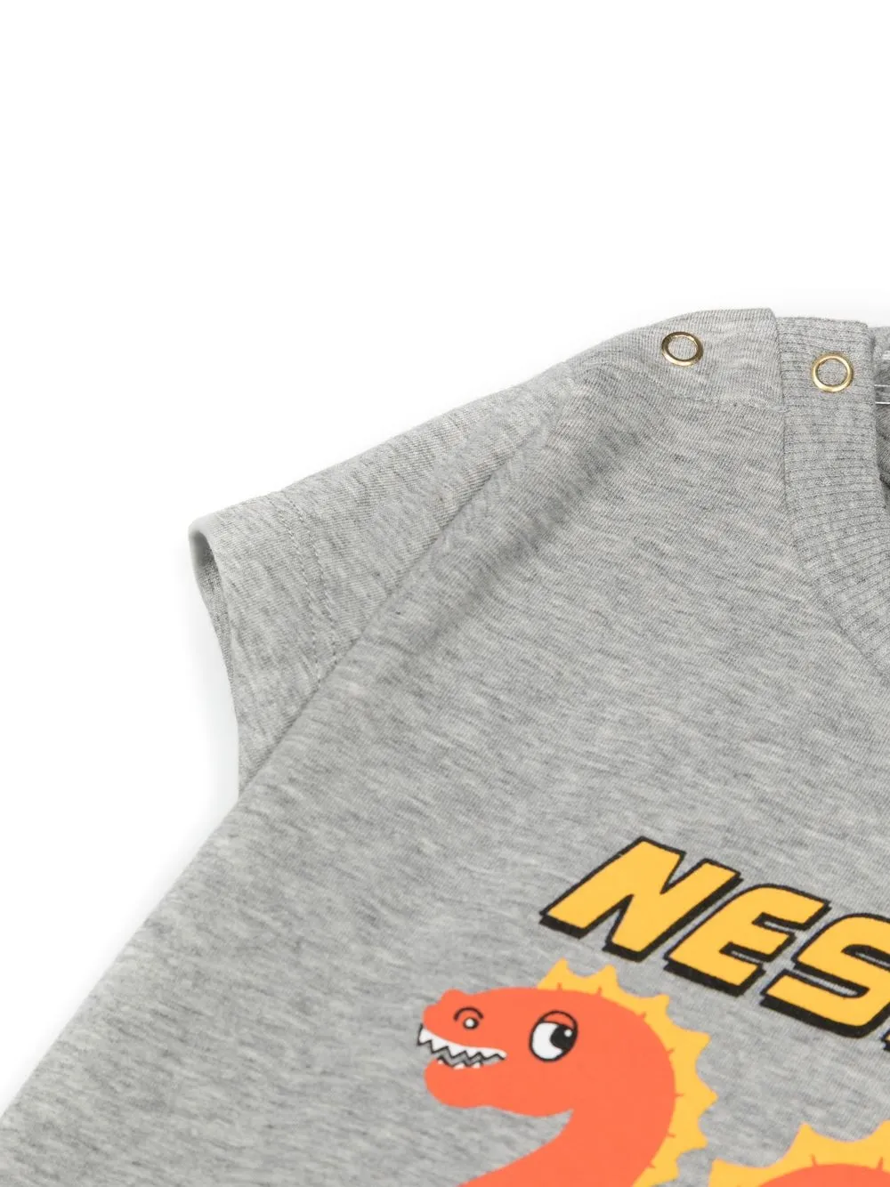  Mini Rodini Nessie Graphic-print T-shirt - Grey 
