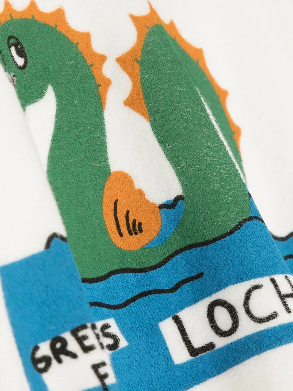  Mini Rodini Loch Ness Graphic-print Sweatshirt - White 