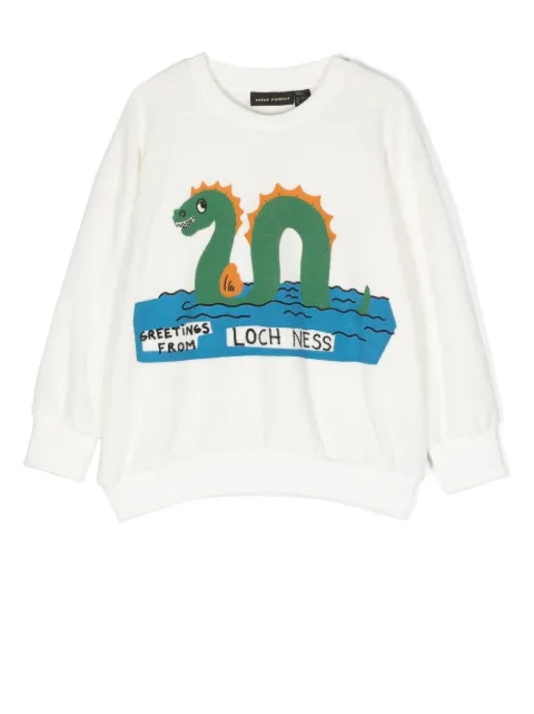Mini Rodini Loch Ness graphic-print sweatshirt