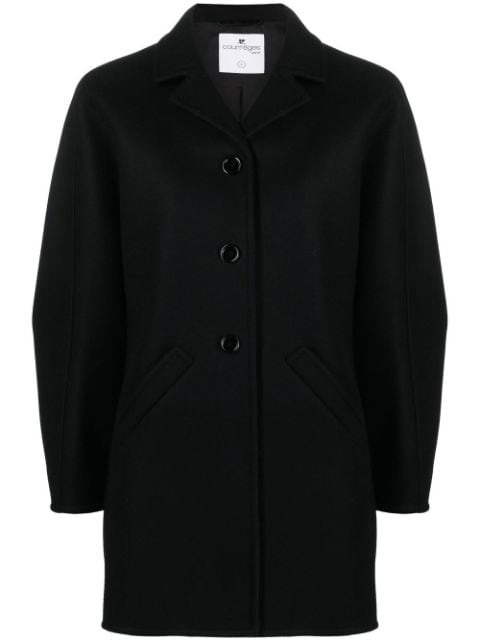 Courrèges Prism single-breasted coat