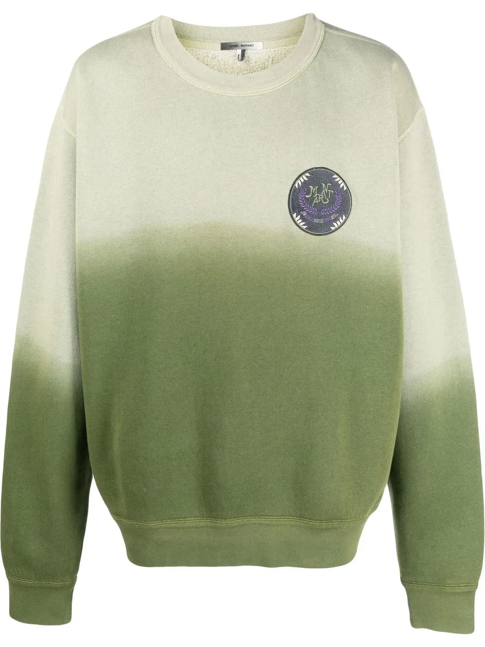 

Isabel Marant sudadera con logo bordado - Verde