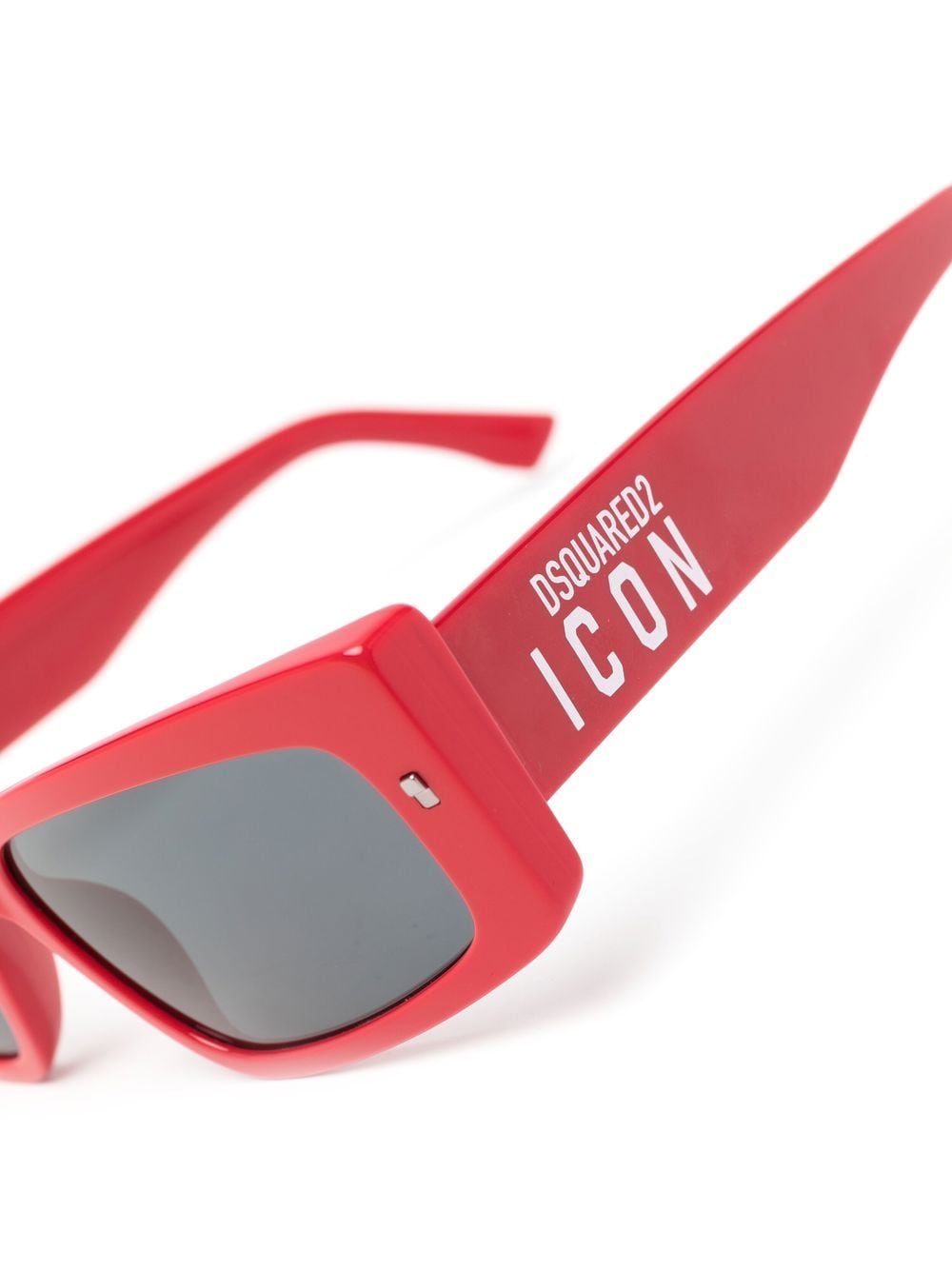 Shop Dsquared2 Tinted Square-frame Sunglasses In Red